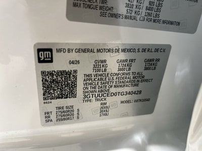 2026 GMC Sierra 1500 Elevation