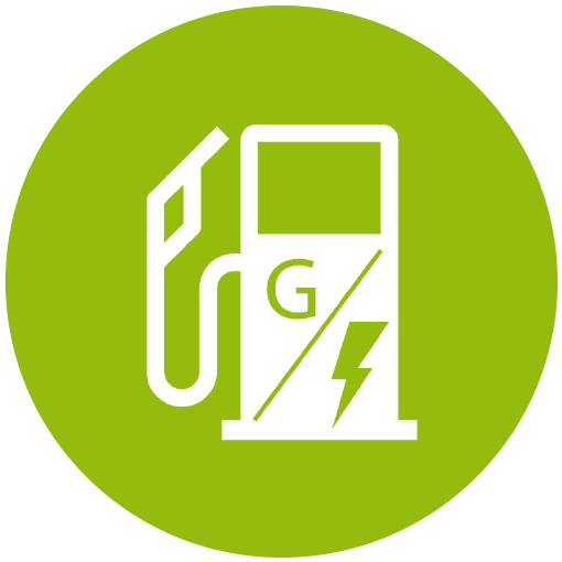 Gas Filling Station Icon